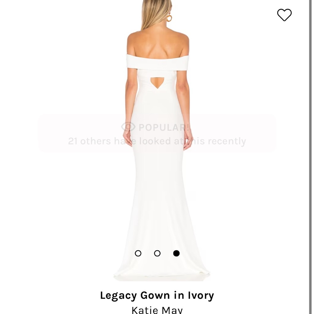 White bridal dress (or bridesmaid) size sm. New with tags, missed return window